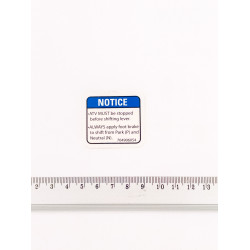 Naklejka etykieta informacyjna BRP 704906054
