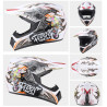 Kask CROSS ENDURO QUAD ATV Junior WL-801 KAYO White