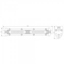 Panel LED do Quada ATV 18x LED 1200 LM 27 W