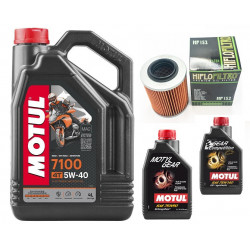 ZESTAW OLEJOWY BRP CAN AM oleje Motul + Filtr Hifl