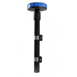 KOGUT SYGNALIZATOR LED OSTRZEGAWCZY BAQUDA MASZT 12V BLUE