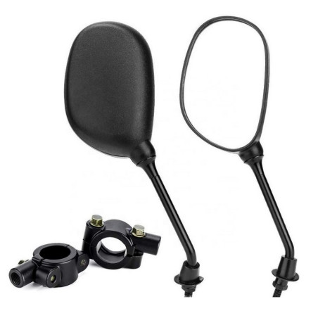 Lusterka z uchwytam kpl czarne ATV Polaris