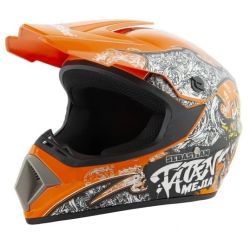 Kask CROSS ENDURO QUAD ATV Junior WL-801 KAYO White