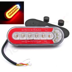 LAMPA TYLNA UNIWERSALNA Z KIERUNKOWSKAZEM DYNAMICZNYM 12-24V