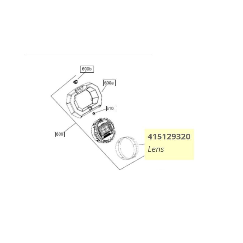 Szybka licznika Can-Am Outlander BRP 415129320