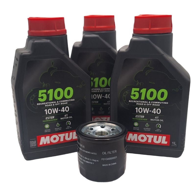 ZESTAW OLEJOWY MOTUL + FILTR OLEJU SEGWAY Snarler AT6 , AT5
