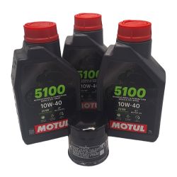 ZESTAW OLEJOWY MOTUL + FILTR HIFLO do SEGWAY Snarler AT6 , AT5