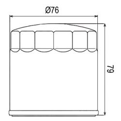 Filtr oleju ZM BMW 11001341616, 11421460697