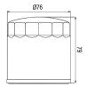 Filtr oleju ZM BMW 11001341616, 11421460697