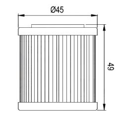 Filtr oleju ZM Husqvarna 8000B0593