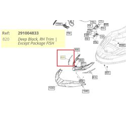 Brewka prawa Sea Doo GTX BRP 291005965 291004833