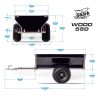 Przyczepa Shark atv wood 550