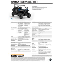 CAN-AM Maverick Trail DPS T 700 Oxford Blue T2b 2023