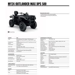 BRP CAN-AM Outlander MAX DPS 500 T ABS 2024