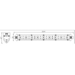 PANEL 9X LED SLIM 30mm