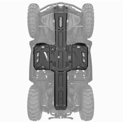 Osłony spodu środek HMWPE Can-Am G2L MAX 715002929