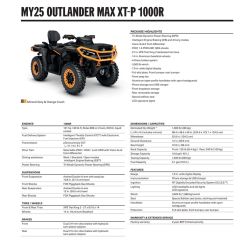 Can-Am Outlander MAX XT-P 1000R Mineral Grey & Orange Crush