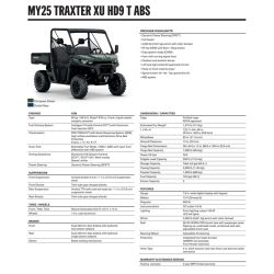 Can-Am Traxter XU HD9 T ABS Dusty Navy 2025