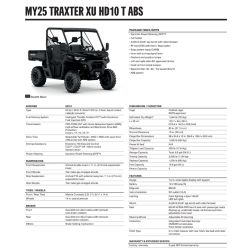 Can-Am Traxter XU HD10 T ABS stealth black 2025
