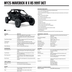 Can-Am Maverick RX RS 999T DCT Triple black 2025