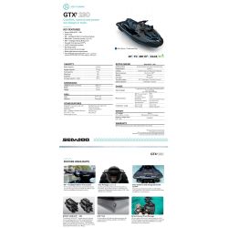 Sea-Doo GTX 230 iDF Blue Abyss / Gulfstream Blue