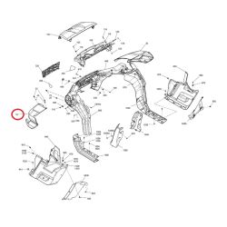 Błotnik lewy przedni BRP Can-Am 705015425