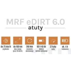 Dirt Bike MRF eDIRT 6.0 elektryczny Cross