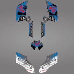 Okleina grafika Segway AT5-L light blue