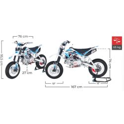 Pit bike MRF 140 SM