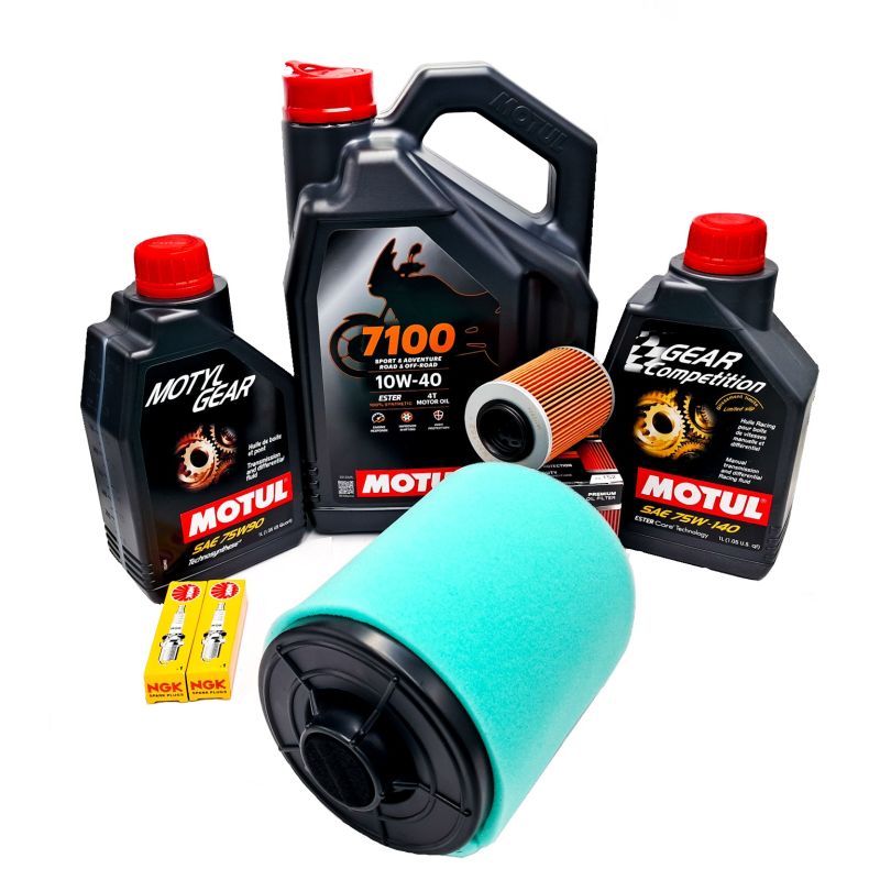 Zestaw olejowy BRP Can-Am Motul + filtr oleju + filt powietrza +świece
