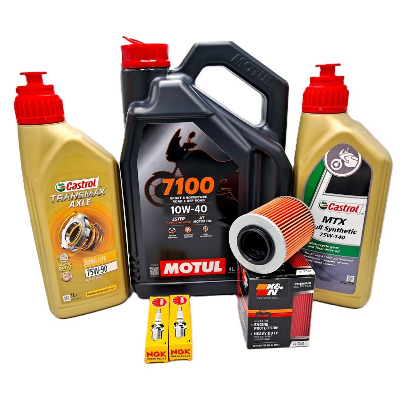 Zestaw olejowy BRP CAN AM Castrol + Motul + filtr oleju + świece