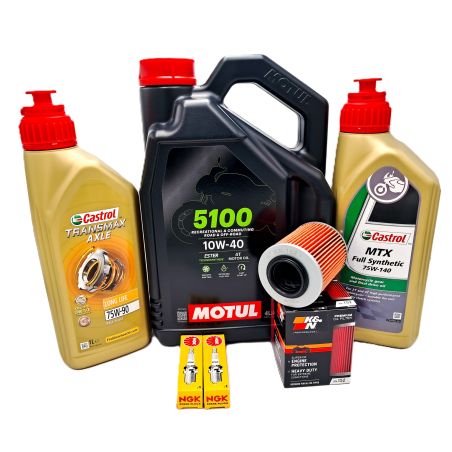 Zestaw olejowy BRP CAN AM olej Motul + Castrol + filtr oleju + filtr powietrza