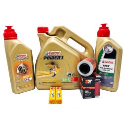 Zestaw olejowy BRP Can-Am olej Castrol + filtr oleju + świece