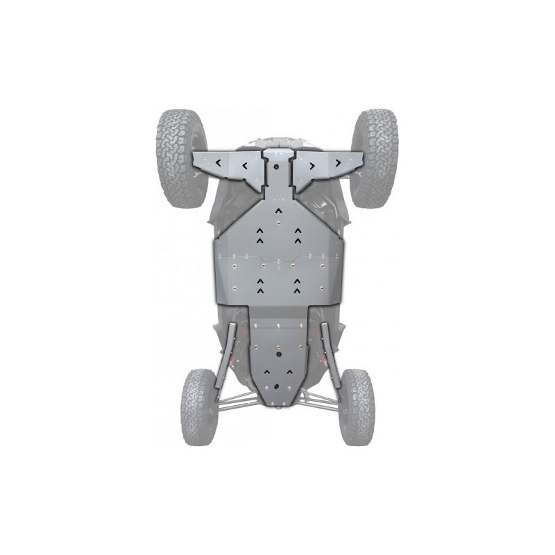 Aluminiowe osłony podwozia Polaris RZR Turbo S 2018
