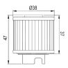Filtr oleju zm Kayo TT190-R 14210-I038-0000