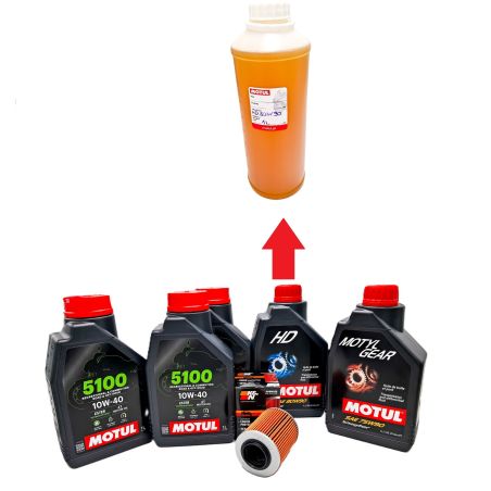 Zestaw Olejowy serwisowy Motul + filtr oleju K&N do CF MOTO 850 1000