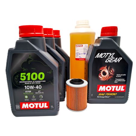 Zestaw Olejowy serwisowy Motul + filtr oleju Hiflo do CF MOTO 850 1000