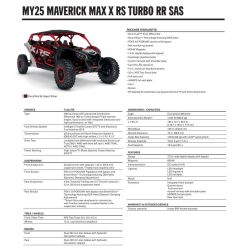 Can-Am maverick MAX X RS SAS Turbo RR 2025 9NSN