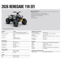 Can-Am Renegade 110 EFI 2026 3MTA