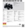Can-Am Outlander Max DPS 700 T ABS 2026 1WTL T3b