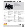 Can-Am Outlander Max Xt 700 T ABS 1YTE T3b 2026