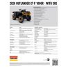 Can-Am Outlander XT-P 1000R with SAS 4HTM 2026