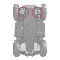 Przednie aluminiowe osłony wahaczy BRP 715005305
