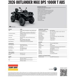 Can-Am Outlander Max DPS 1000R T ABS T3b 4RTA 2026