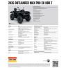 Can-Am Outlander Max Pro XU HD8 T3b 4YTA 2026