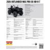 Can-Am Outlander Max Pro XU HD10 T 4XTA 2026