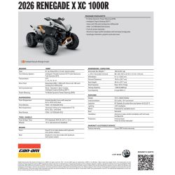 Can-Am Renegade X XC 1000R 5VTA 2026