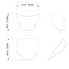 Szyba 28 cm Can-Am Outlander G2 G2L BRP 715001211