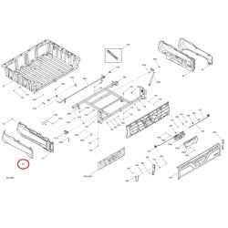 BOCZEK PAKI LEWY SZARY MAGNESIUM BRP 708302287