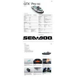 Sea-doo GTX PRO 130 Rental white / neo mint 25TB 2